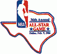 1985-1986 ALL STAR GAME DALLAS